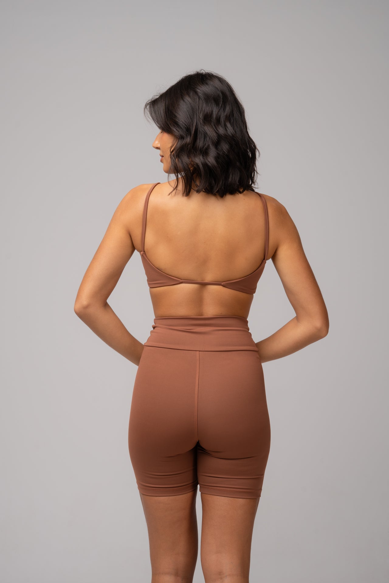 Conjunto Short e Top Caramelo