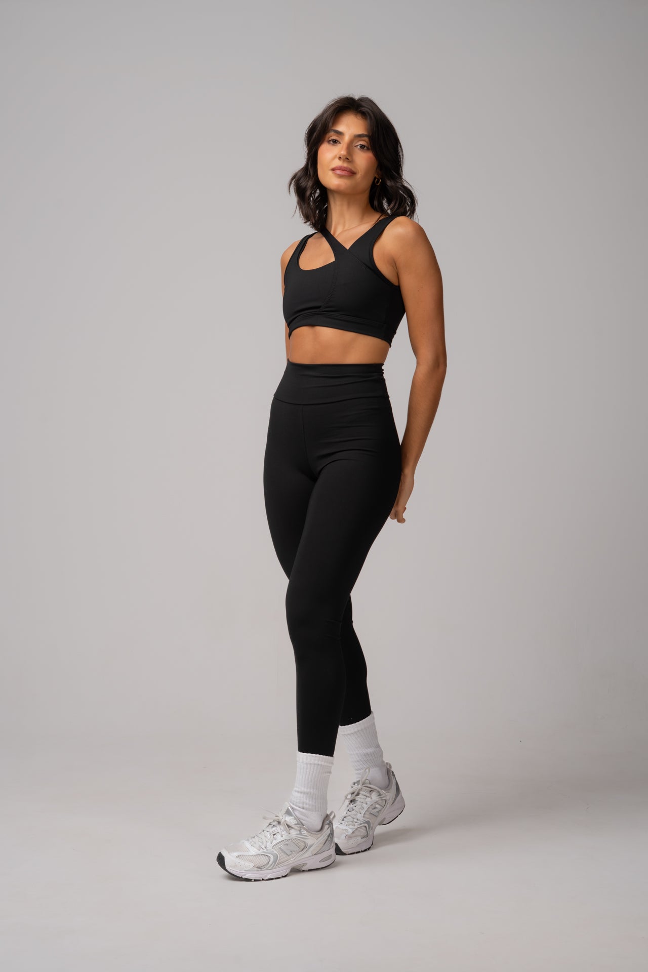 Conjunto Legging e Top Preto