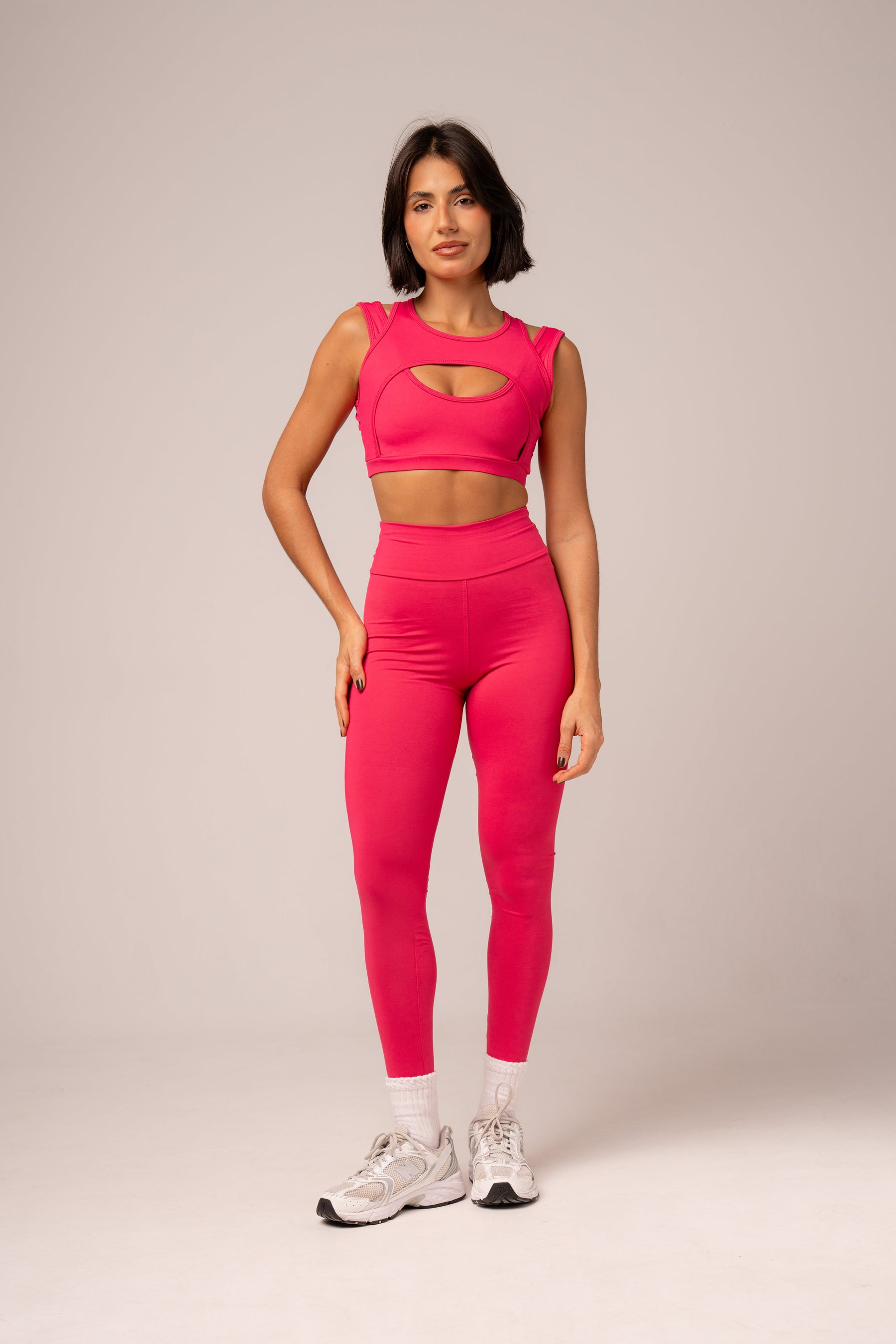 Conjunto Legging e Top Pink