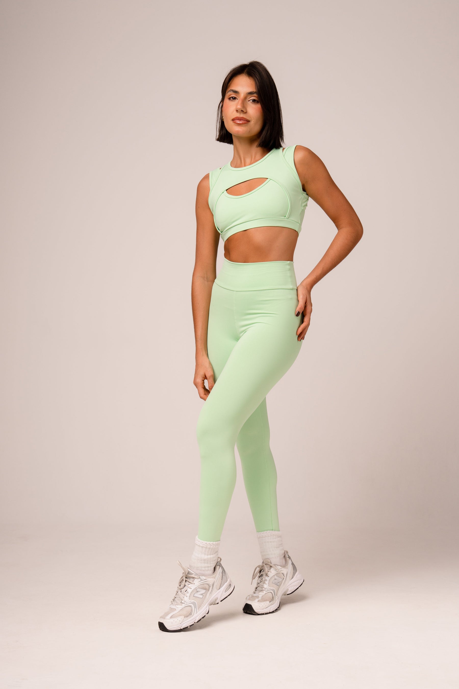 Conjunto Legging e Top Menta
