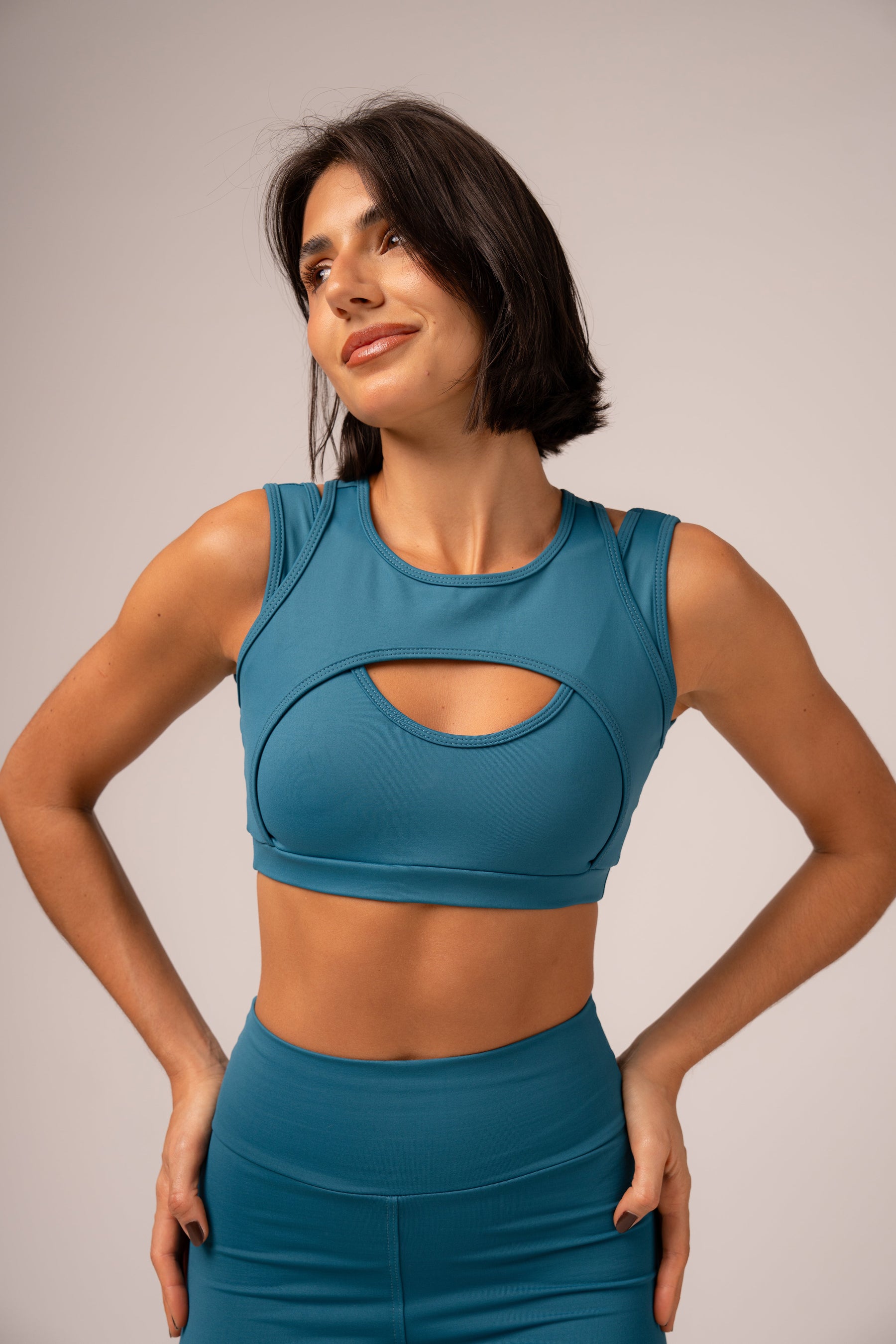 Conjunto Legging e Top Petróleo