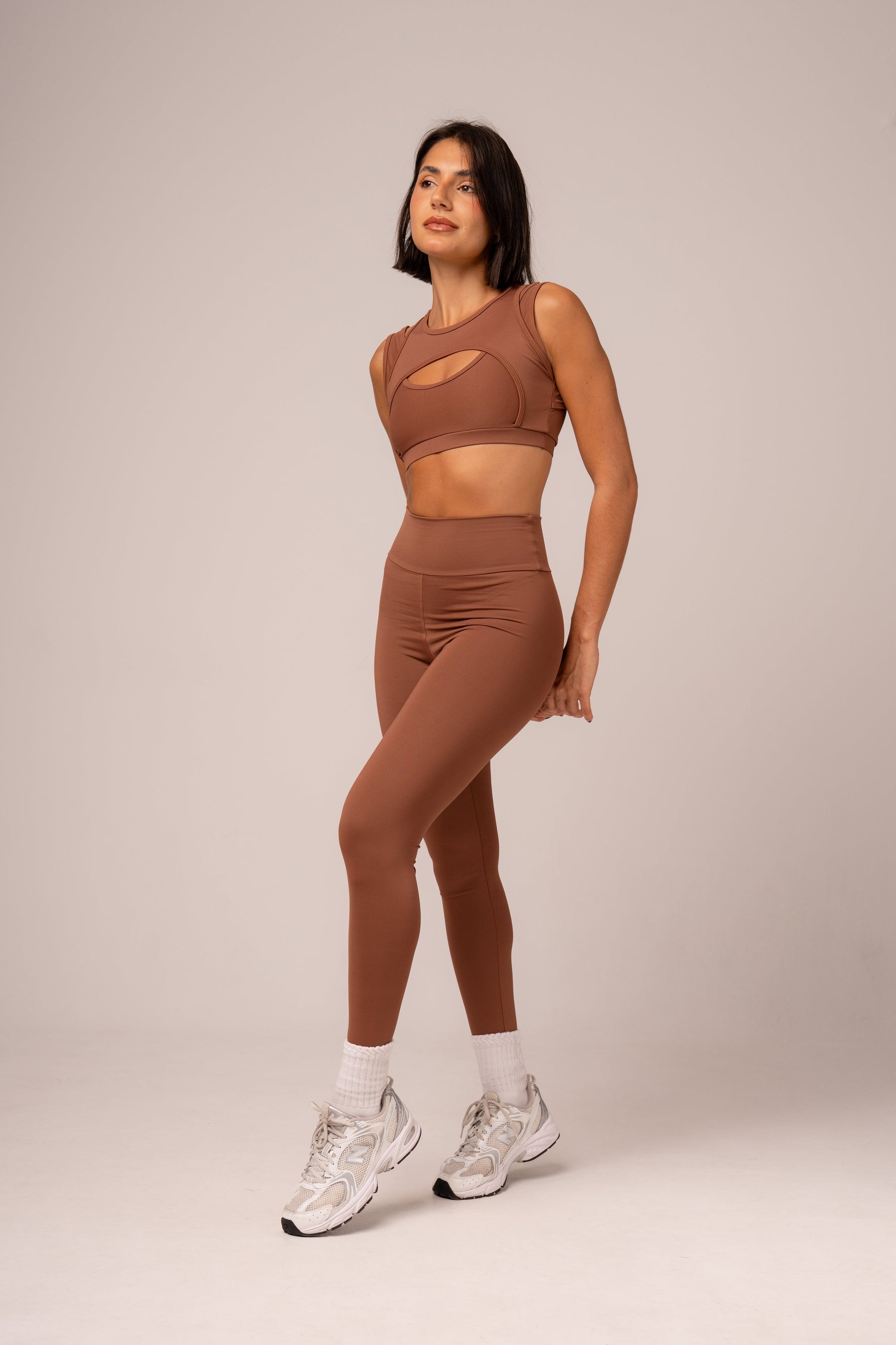 Conjunto Legging e Top Cacau