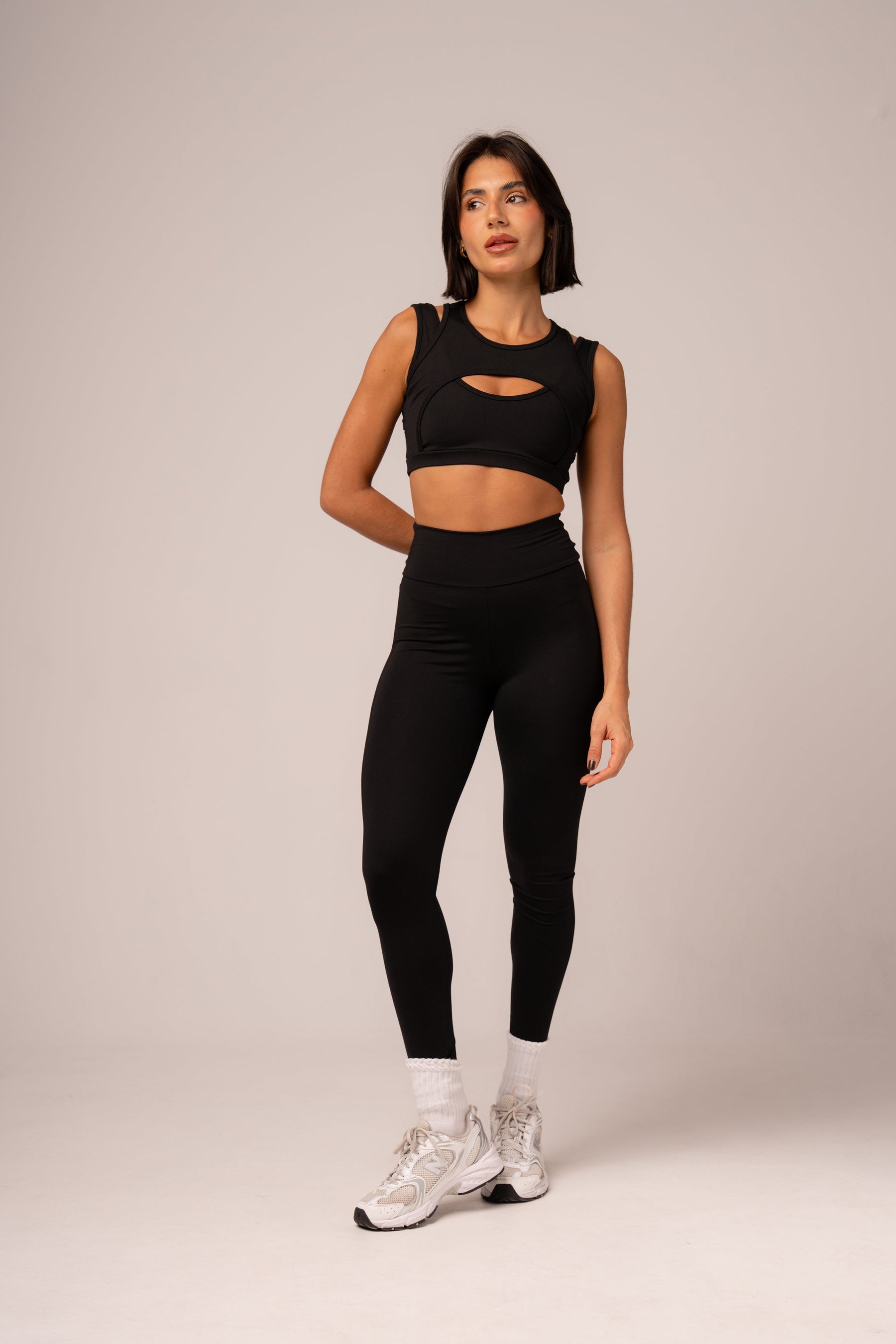 Conjunto Legging e Top Preto