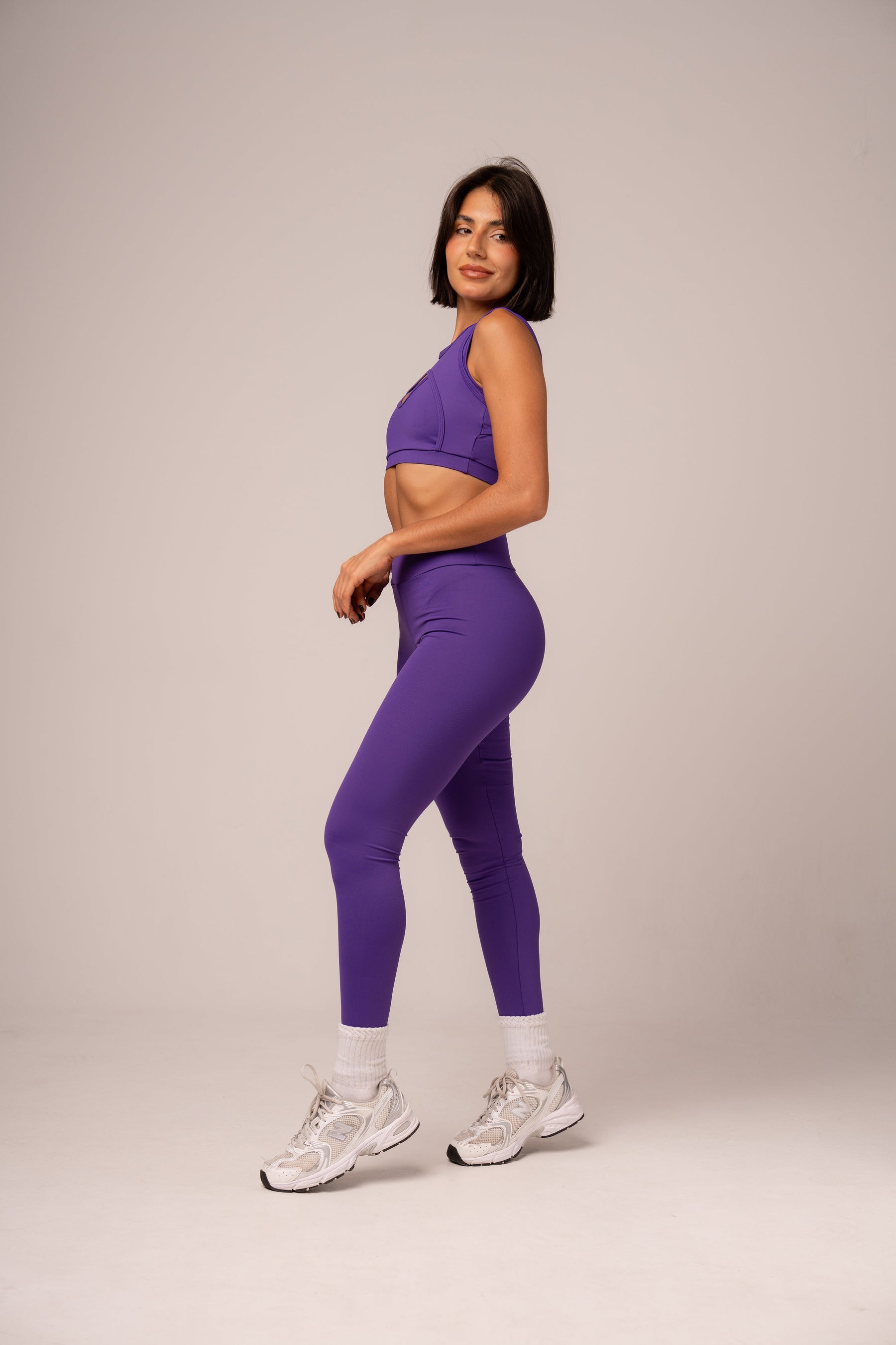 Conjunto Legging e Top Púrpura