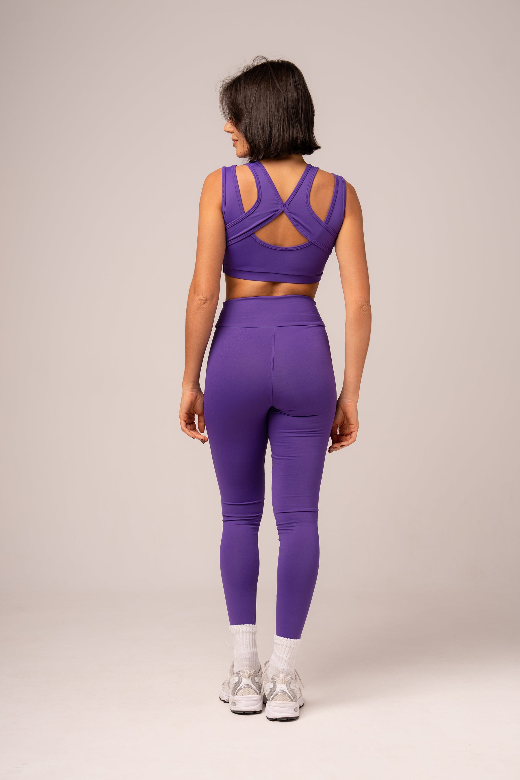 Conjunto Legging e Top Púrpura