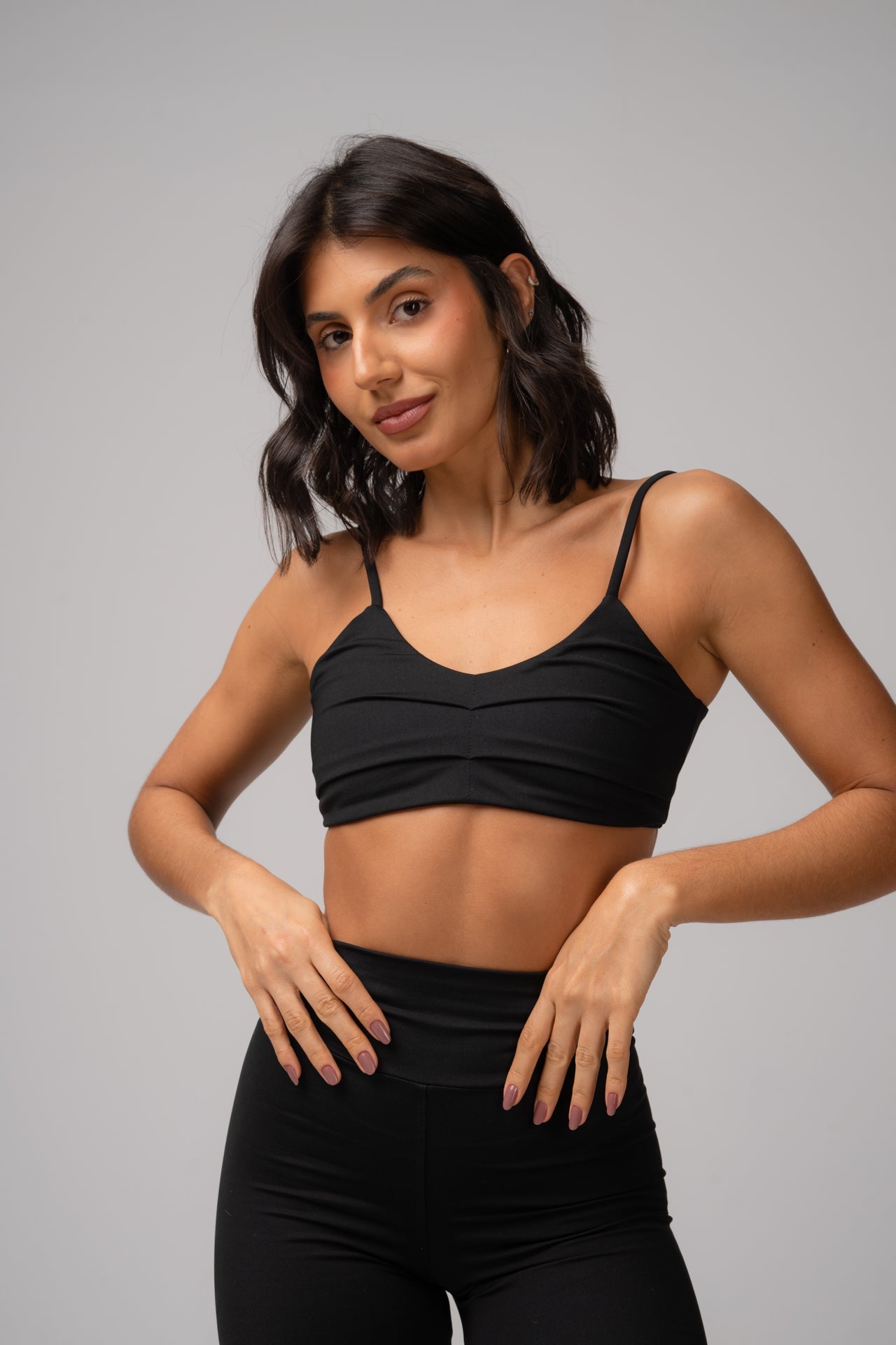 Conjunto Short e Top Preto