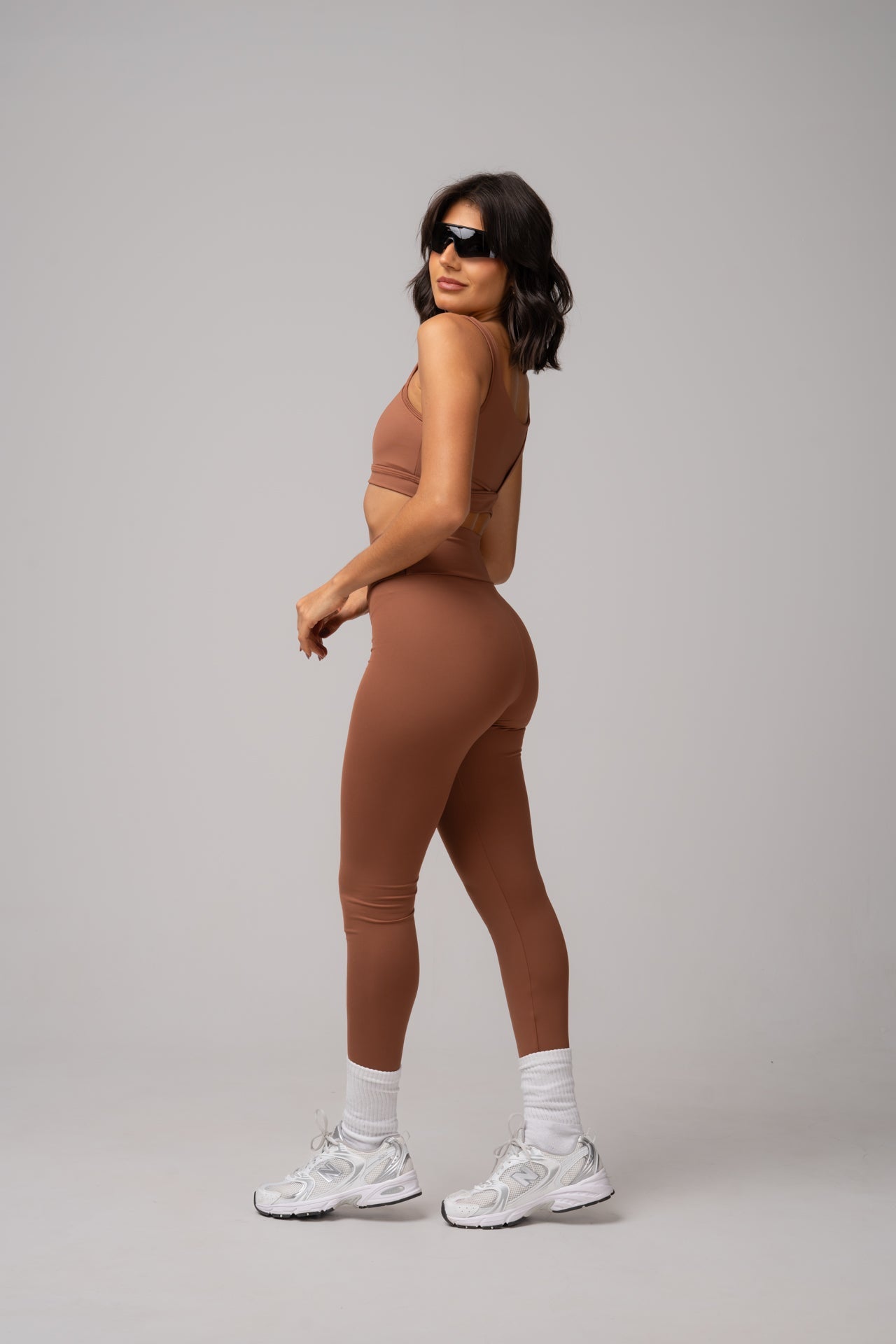 Conjunto Legging e Top Caramelo