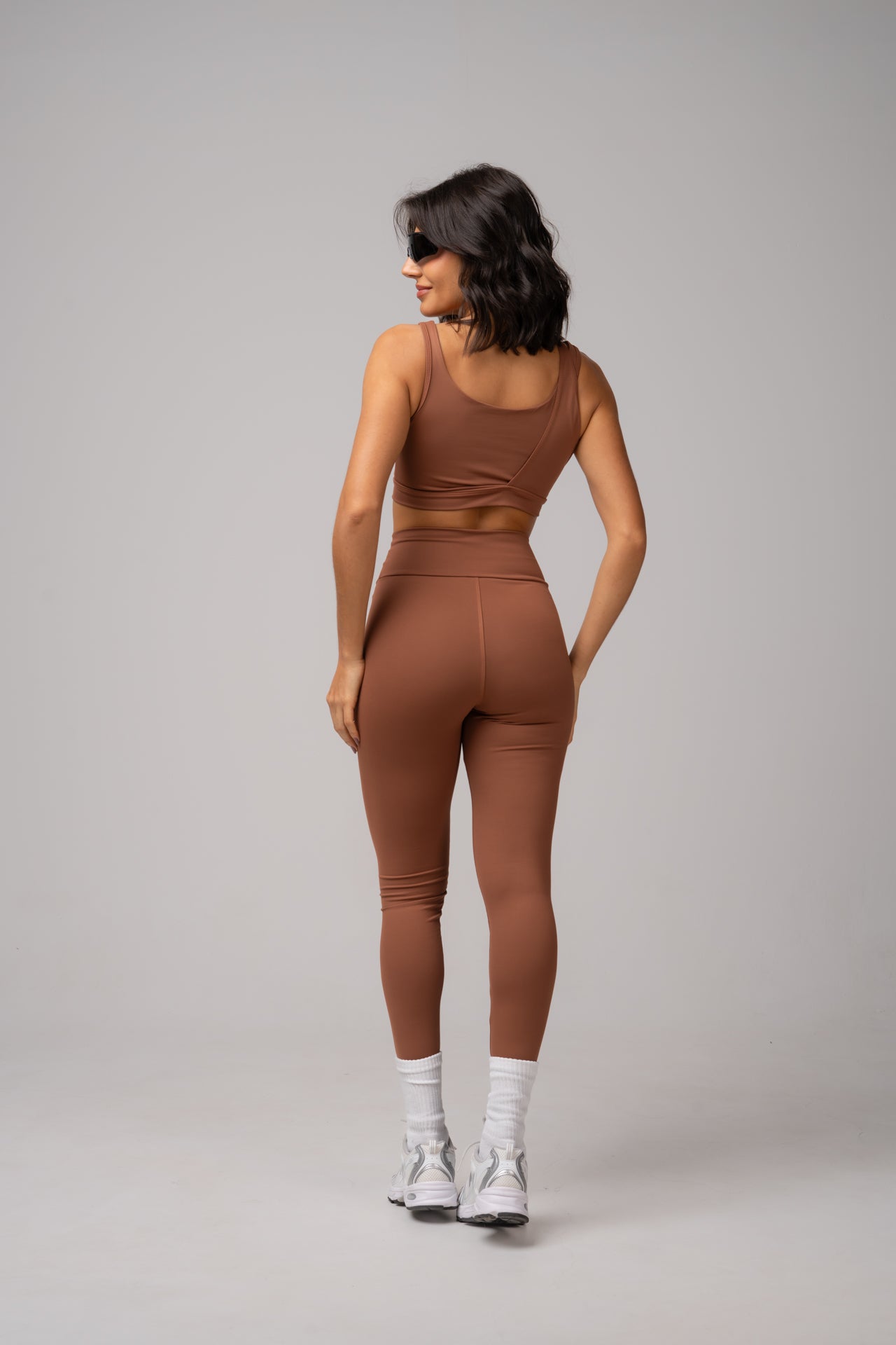 Conjunto Legging e Top Caramelo