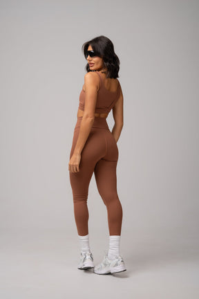 Conjunto Legging e Top Caramelo