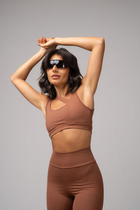 Conjunto Legging e Top Caramelo