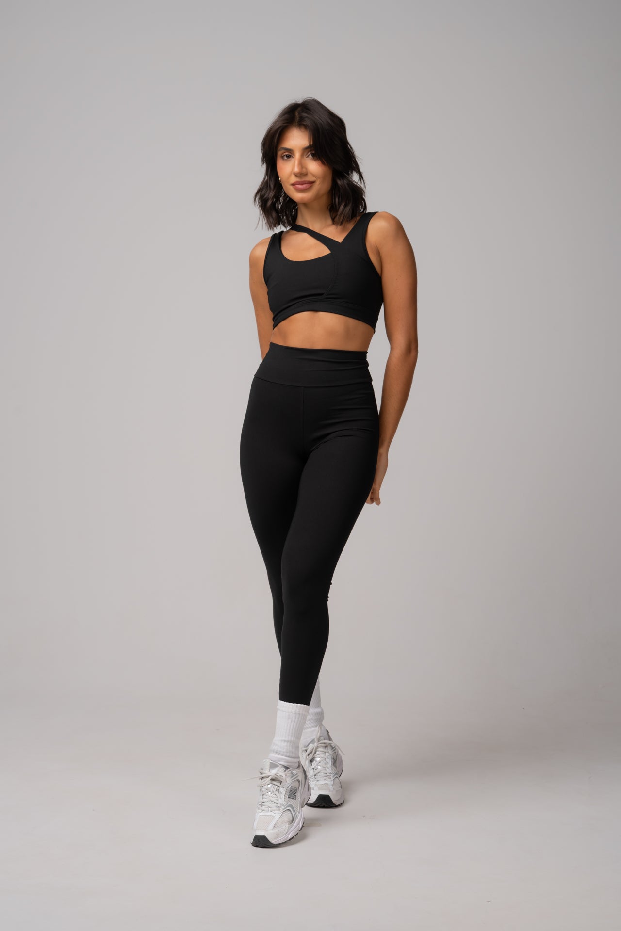 Conjunto Legging e Top Preto