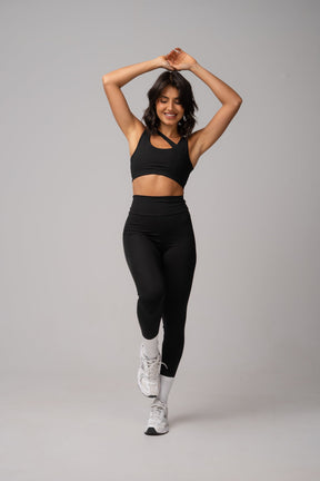 Conjunto Legging e Top Preto