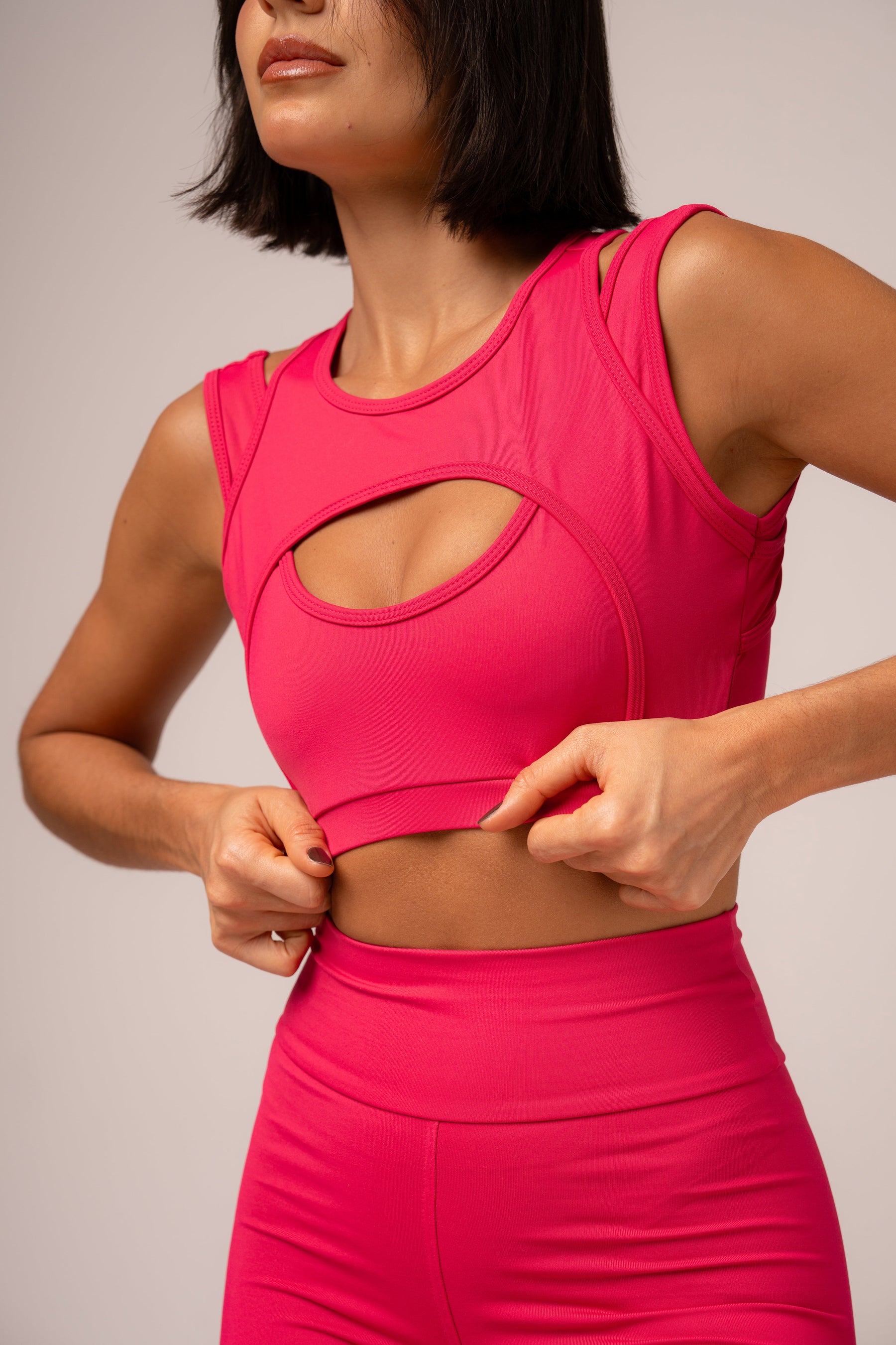 Conjunto Legging e Top Pink