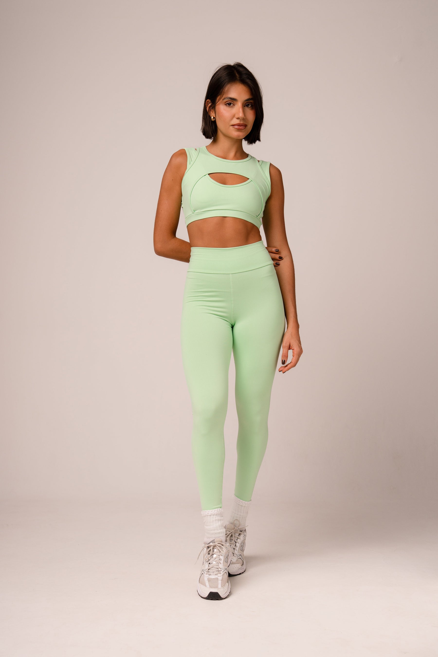 Conjunto Legging e Top Menta