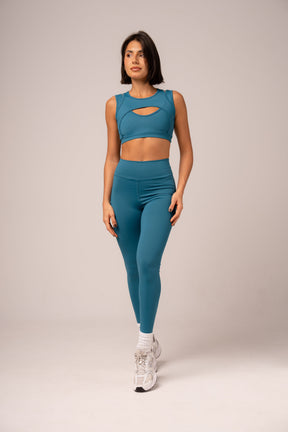 Conjunto Legging e Top Petróleo