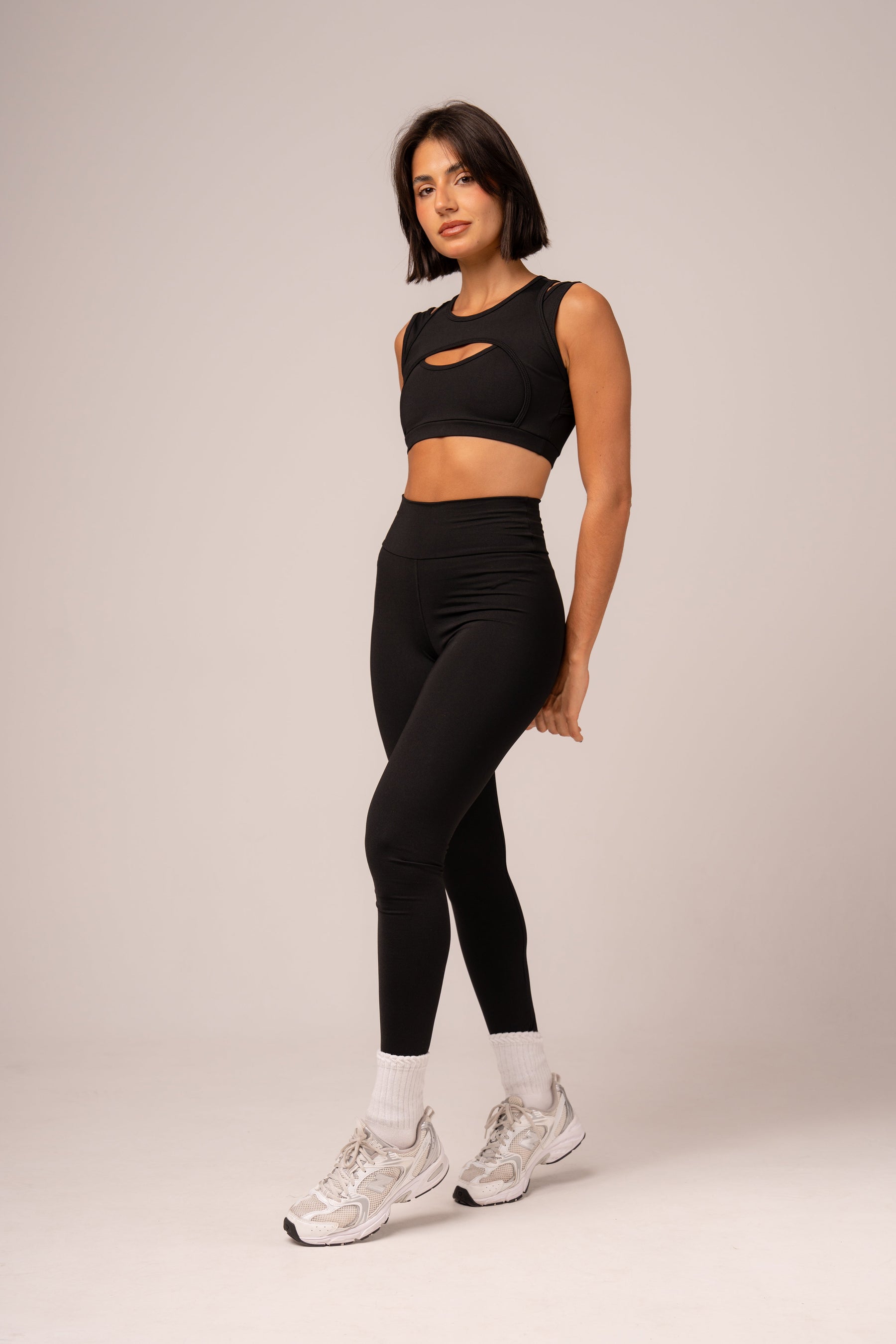 Conjunto Legging e Top Preto