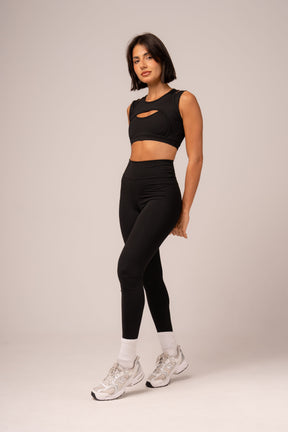Conjunto Legging e Top Preto