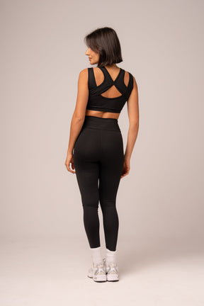 Conjunto Legging e Top Preto