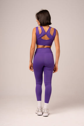 Conjunto Legging e Top Púrpura