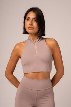 Conjunto Legging e Top Zíper Duna