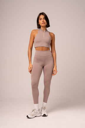 Conjunto Legging e Top Zíper Duna